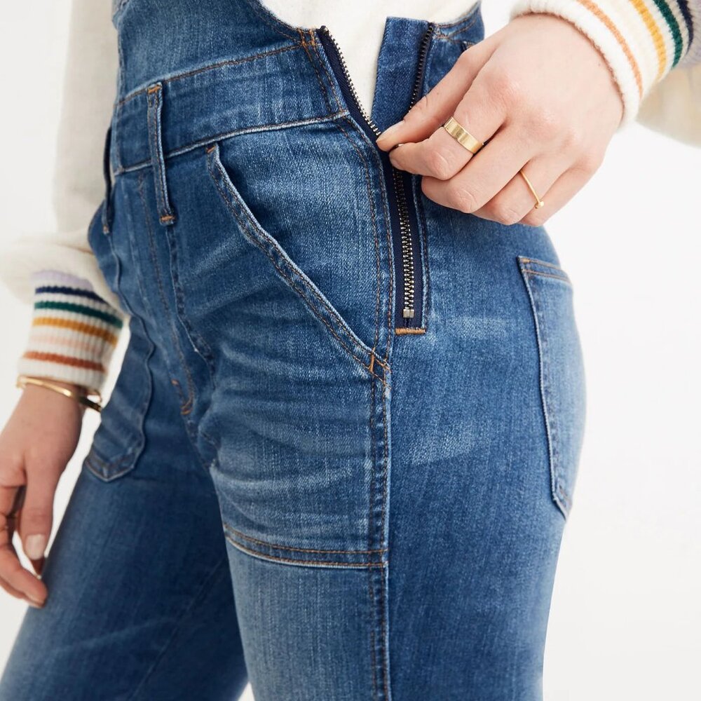 Madewell Blue Denim Women’s Jeans Overalls - Picture 2 of 13